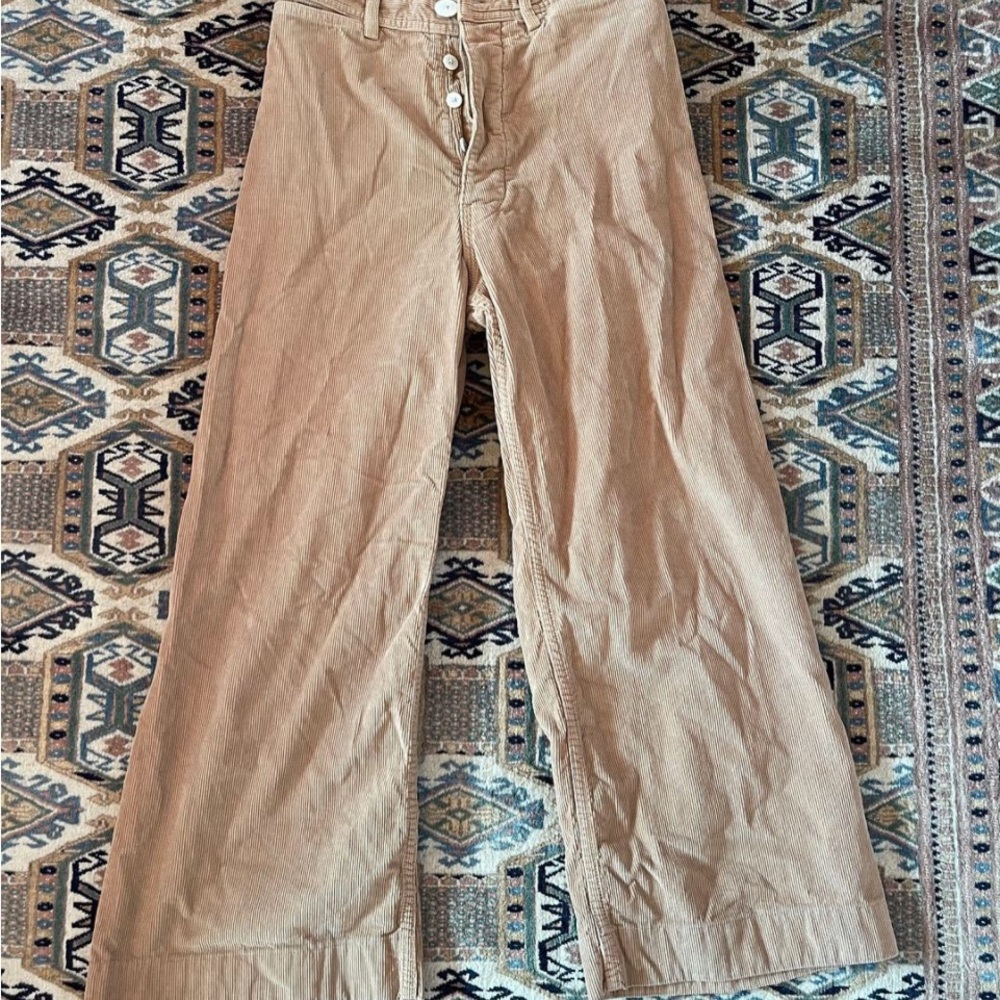 Jesse Kamm palomino corduroy sailor pants size 8